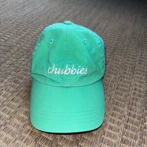 Chubbies Pineapple Logo Embroidered Dad Hat Aqua Green